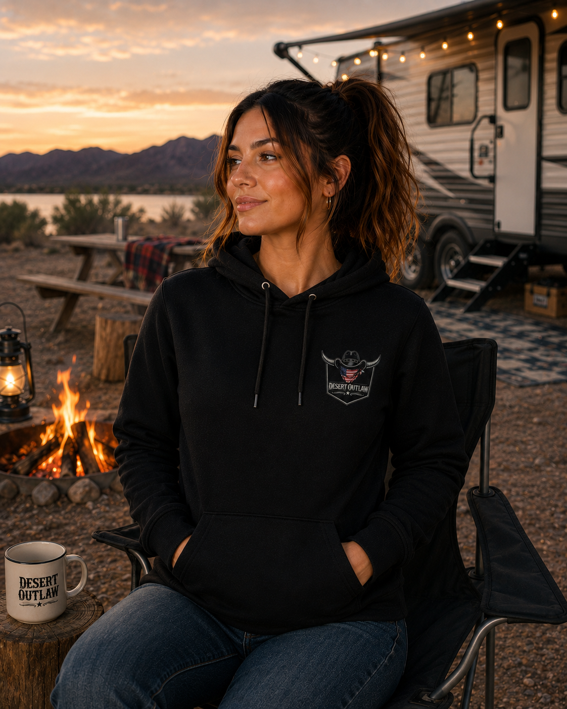 Desert Outlaw™ "Merica Hoodie | Live Wild. Live Free.