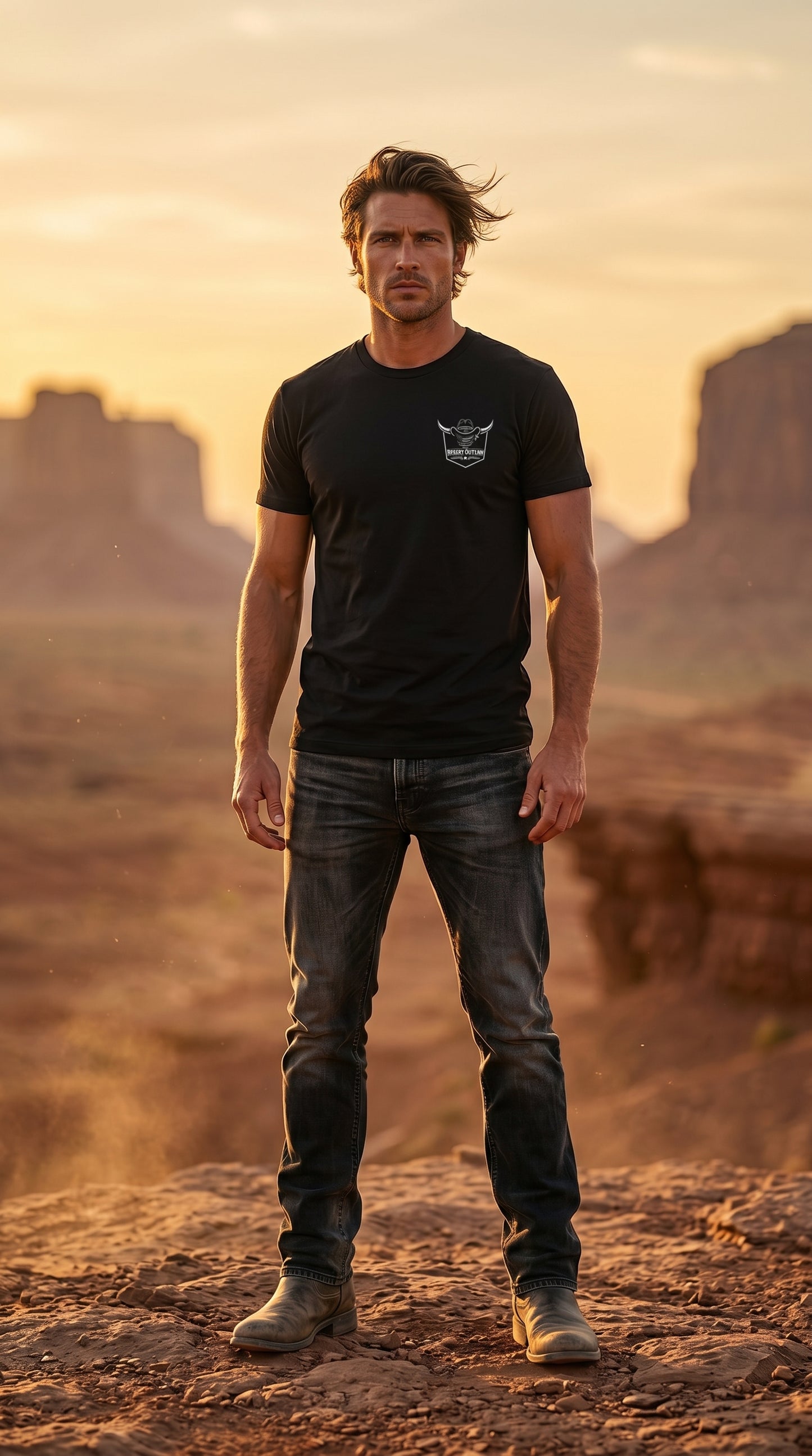 Desert Outlaw™ Blackout Tee | Live Wild. Live Free.
