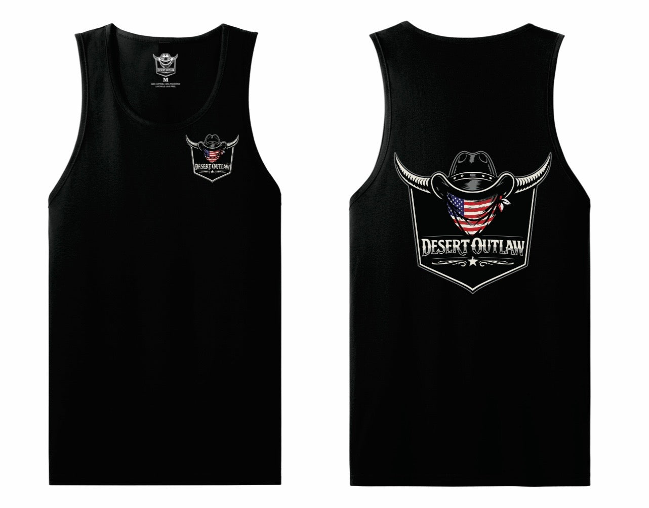 Desert Outlaw™ "Merica Mens Tank | Live Wild. Live Free.