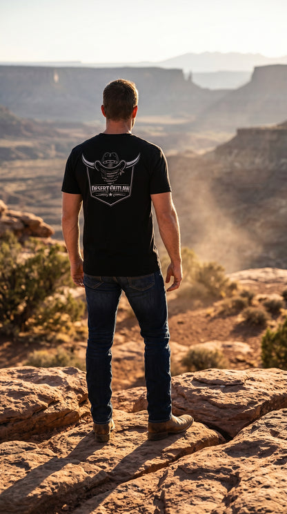 Desert Outlaw™ Blackout Tee | Live Wild. Live Free.