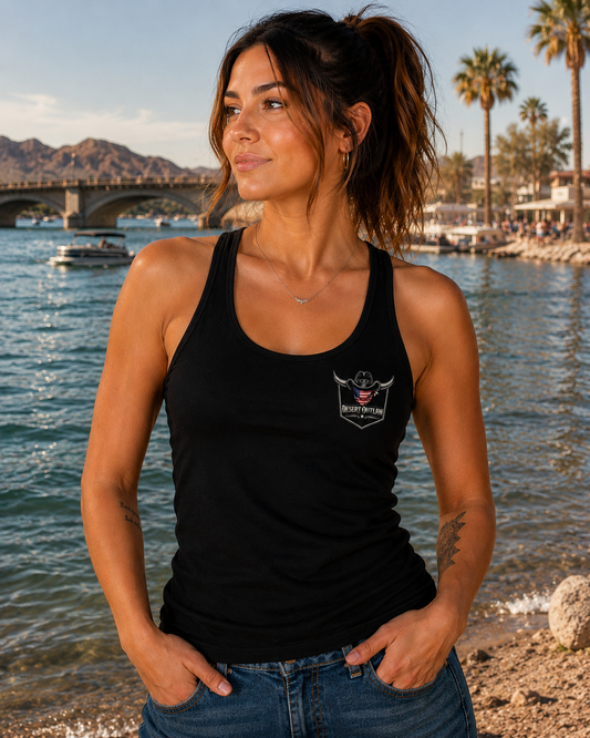 Desert Outlaw™ "Merica Womens Tank | Live Wild. Live Free.