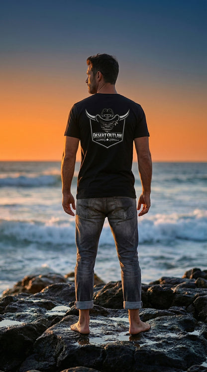 Desert Outlaw™ Blackout Tee | Live Wild. Live Free.