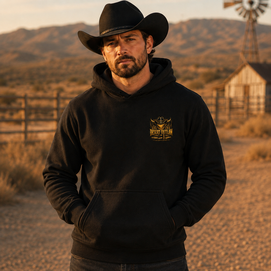 Brass Hoodie — front pocket design