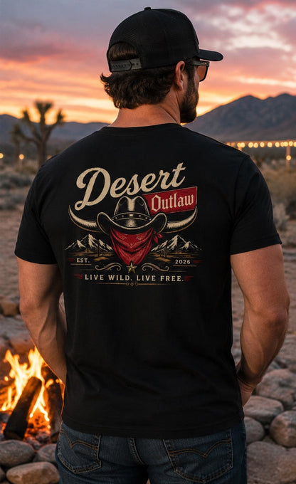 Last Call Tee — model back