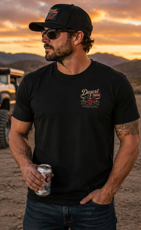 Last Call Tee — model front