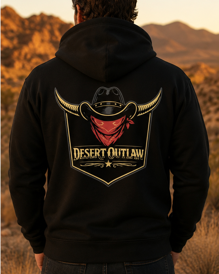Signature Hoodie back design model