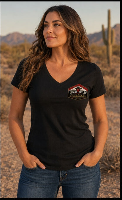 Unfiltered Women's V-Neck front pocket design