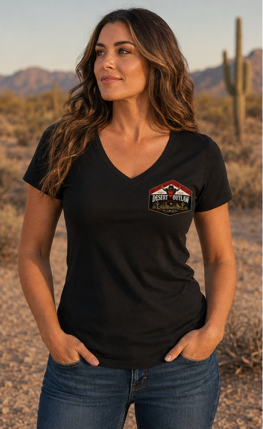 Unfiltered Women's V-Neck — front pocket design